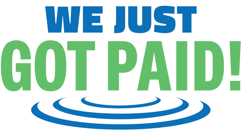 We Just Got Paid! logo